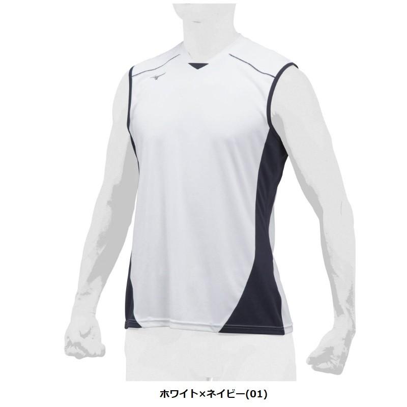 MIZUNO（ミズノ） 野球 ベースボールシャツ ノースリーブ : ライナー