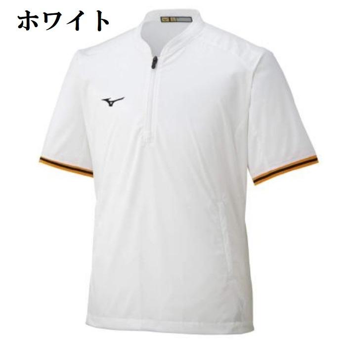 MIZUNO（ミズノ） ミズノプロ 野球 半袖 ハーフジップ トレーニング