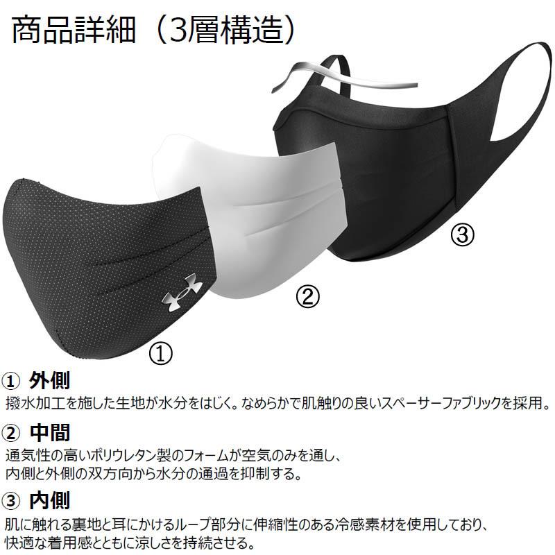 UNDER ARMOUR（アンダーアーマー） 呼吸がしやすい スポーツマスク