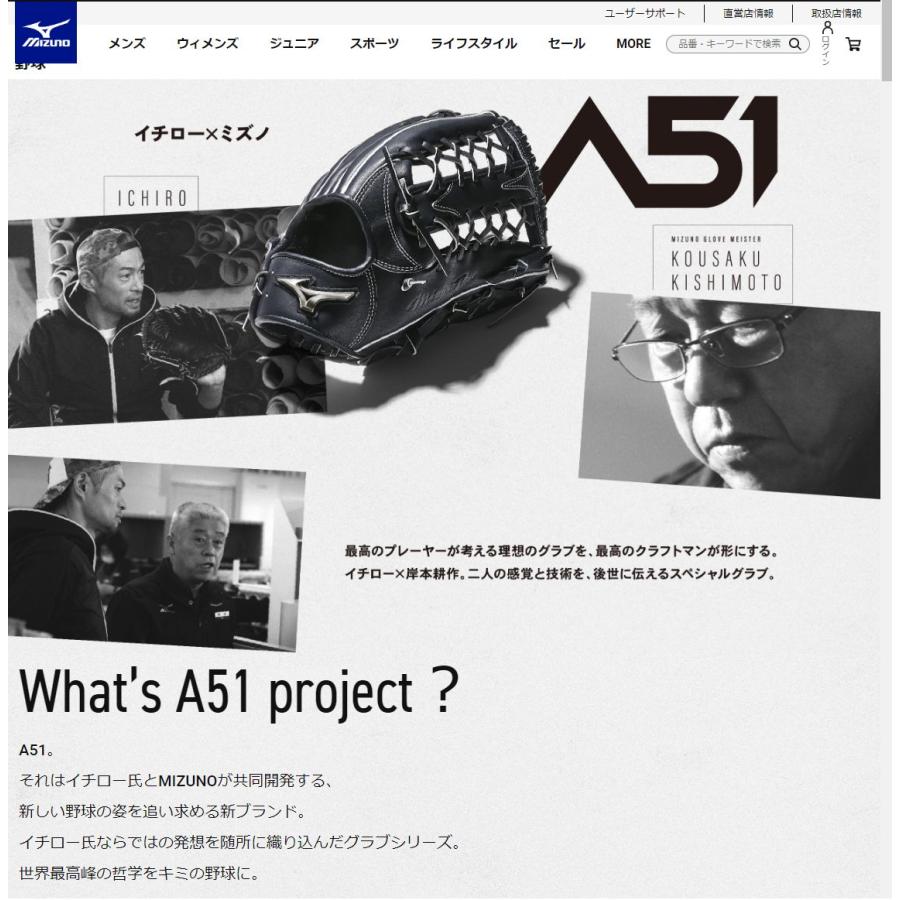 ミズノプロ 一般 大人用 軟式 外野 左 野球 グローブ グラブ イチローモデル ミズノプロ 一般 大人用 軟式 外野 左 野球 グローブ イチロー