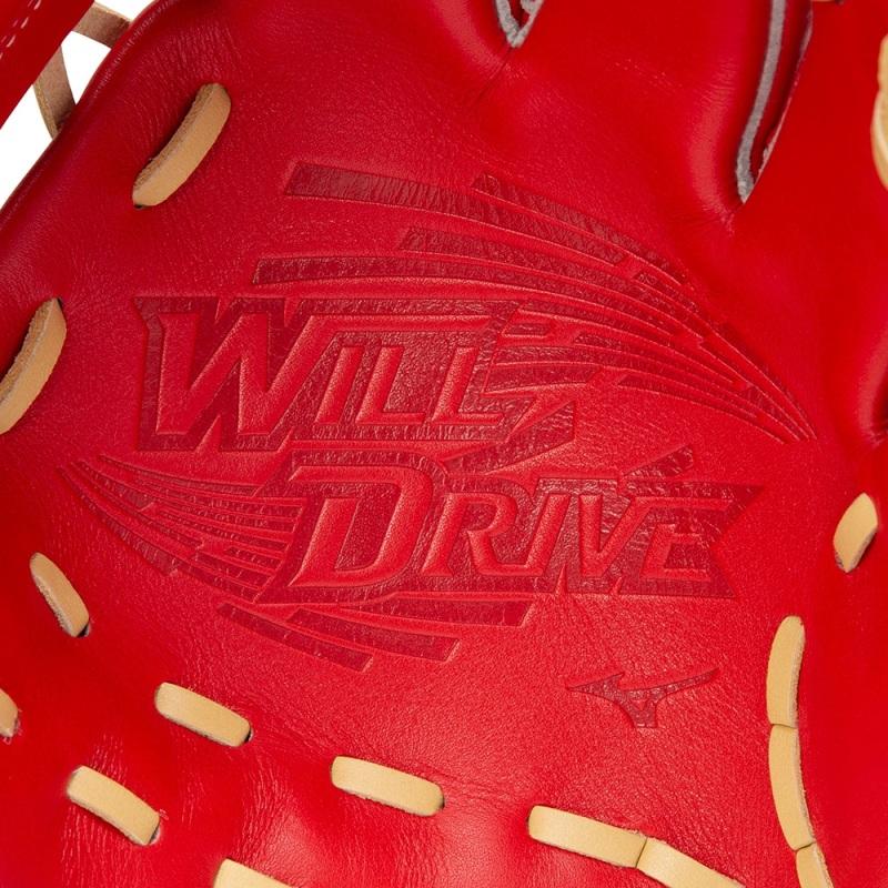 MIZUNO（ミズノ） 野球 軟式 グラブ グローブ ウィルドライブ レッド