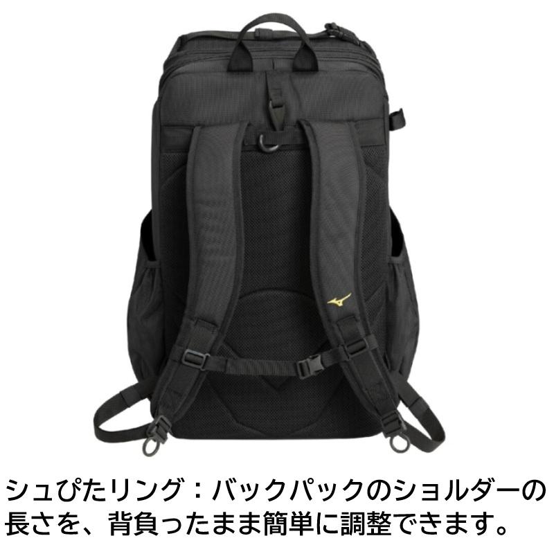 最終値下げミズノプロ バックパック　リュック　ブラック　野球バッグ 最終値下げミズノプロ バックパック リュック ブラック 野球