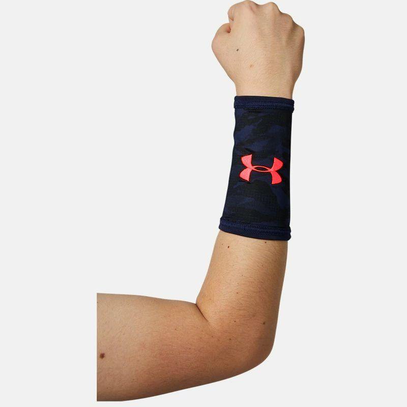 Under Armour リストバンド 黒/ピンク サイズ5 UNDER ARMOUR（アンダーアーマー） 野球 モビリティロングリストバンド