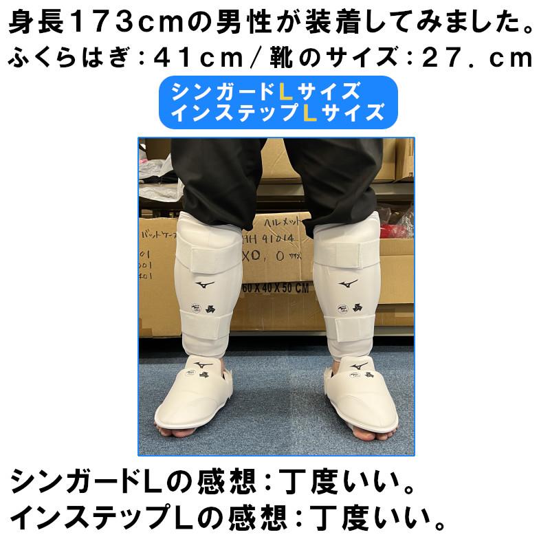 MIZUNO - ミズノ　空手 シンガード＆インステップガード　サイズL 公式 MIZUNO ミズノ空手シンガード&インステップガードセット 小学生