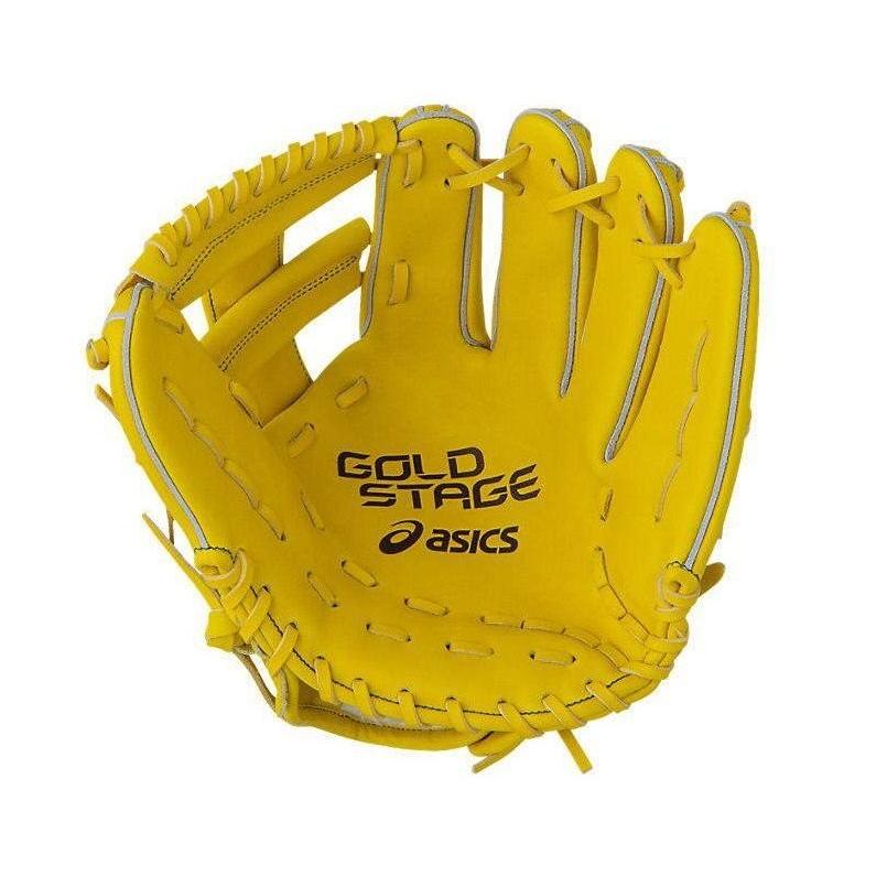 ASICS アシックス 野球 軟式グラブ グローブ 内野手用 ゴールド ASICS アシックス 野球 軟式グラブ グローブ 内野手用 ゴールド