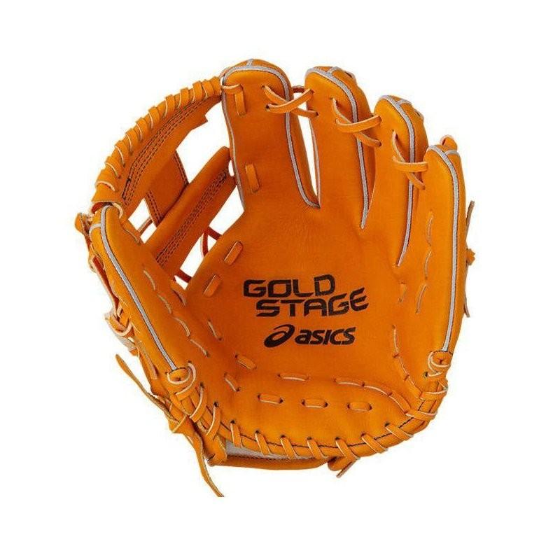 ASICS アシックス 野球 軟式グラブ グローブ 内野手用 ゴールド