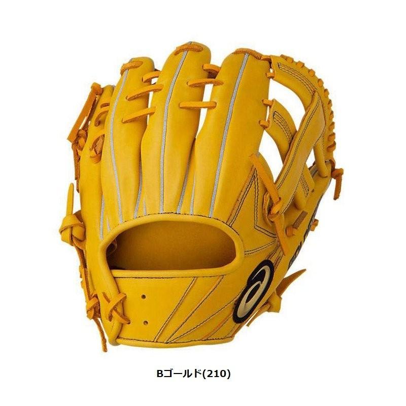ASICS（アシックス） 野球 軟式グラブ グローブ 内野手用 ゴールド