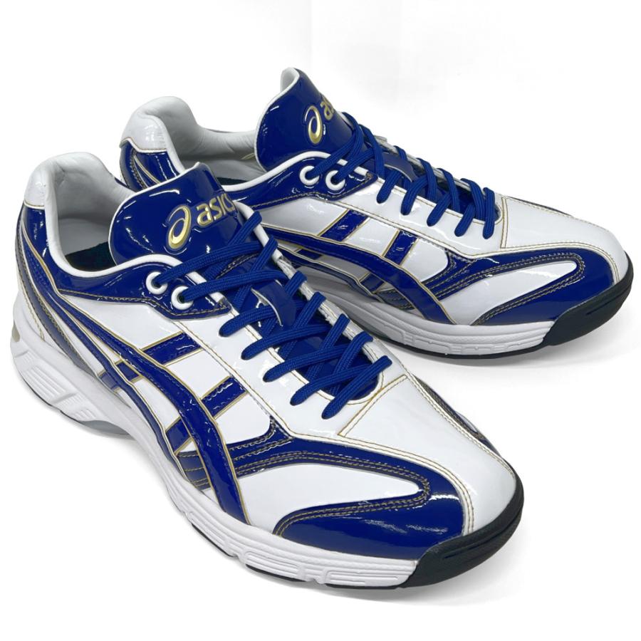 ASICS バレーボールシューズ ホワイト/ブルー/ゴールド ASICS（アシックス）ゲルロケット 12 GEL-ROCKET 12（1073A080