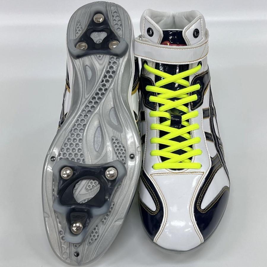 アシックス スパイクハイカット ASICS 【サイズ交換送料無料】ブラック×Dグリーン アシックス