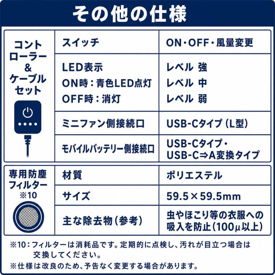 フリーズテックエアー 氷撃 ミニファン アウトドアベスト FREEZETECH