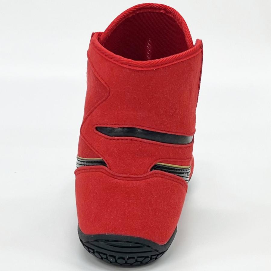 【サイズ交換送料無料】アシックス asics レスリングシューズ ライナースポーツオリジナルデザイン ボクシングシューズ レッド×ブラック×ゴールド A510 | ASICS | 10