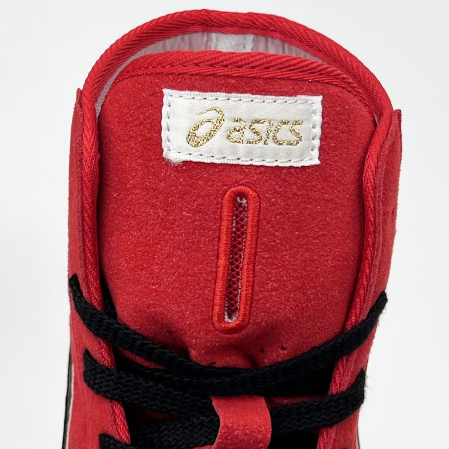 【サイズ交換送料無料】アシックス asics レスリングシューズ ライナースポーツオリジナルデザイン ボクシングシューズ レッド×ブラック×ゴールド A510 | ASICS | 05