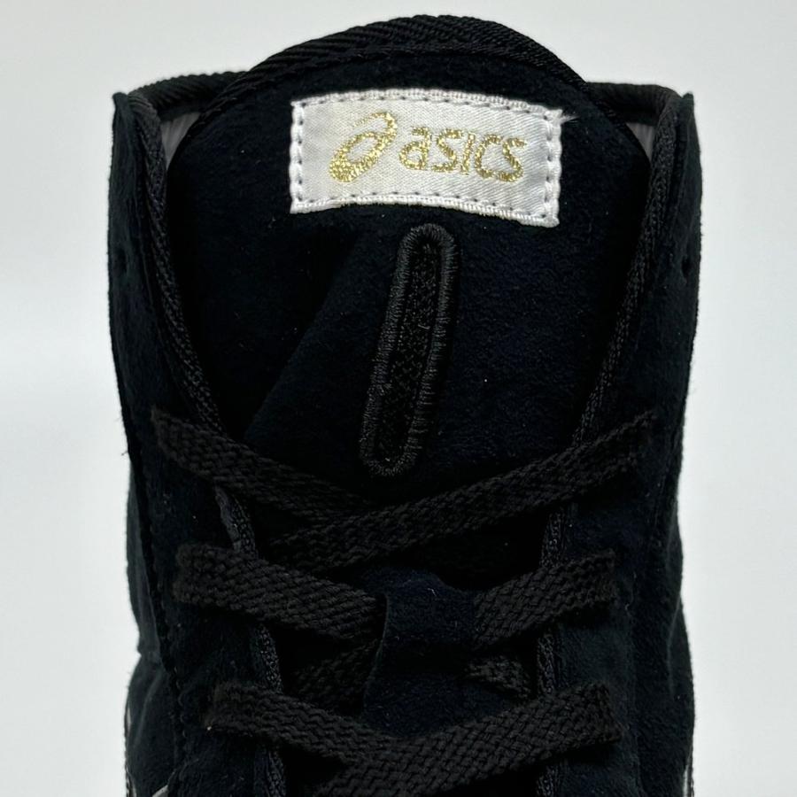 【サイズ交換送料無料】アシックス asics レスリングシューズ ライナースポーツオリジナルデザイン ボクシングシューズ ブラック×ブラック×シルバー A517 | ASICS | 10