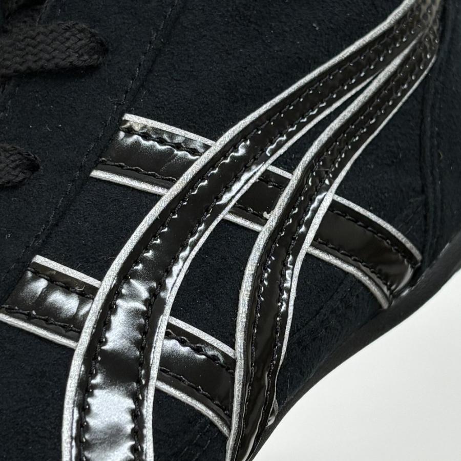 【サイズ交換送料無料】アシックス asics レスリングシューズ ライナースポーツオリジナルデザイン ボクシングシューズ ブラック×ブラック×シルバー A517 | ASICS | 11