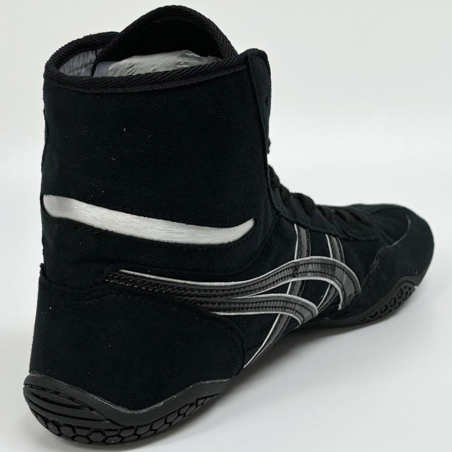 【サイズ交換送料無料】アシックス asics レスリングシューズ ライナースポーツオリジナルデザイン ボクシングシューズ ブラック×ブラック×シルバー A517 | ASICS | 08
