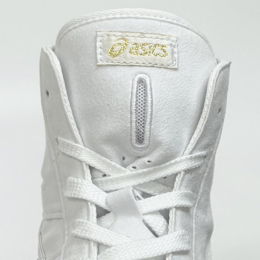 【サイズ交換送料無料】アシックス asics レスリングシューズ ライナースポーツオリジナルデザイン ボクシングシューズ ホワイト×ホワイト×ホワイト A530の画像