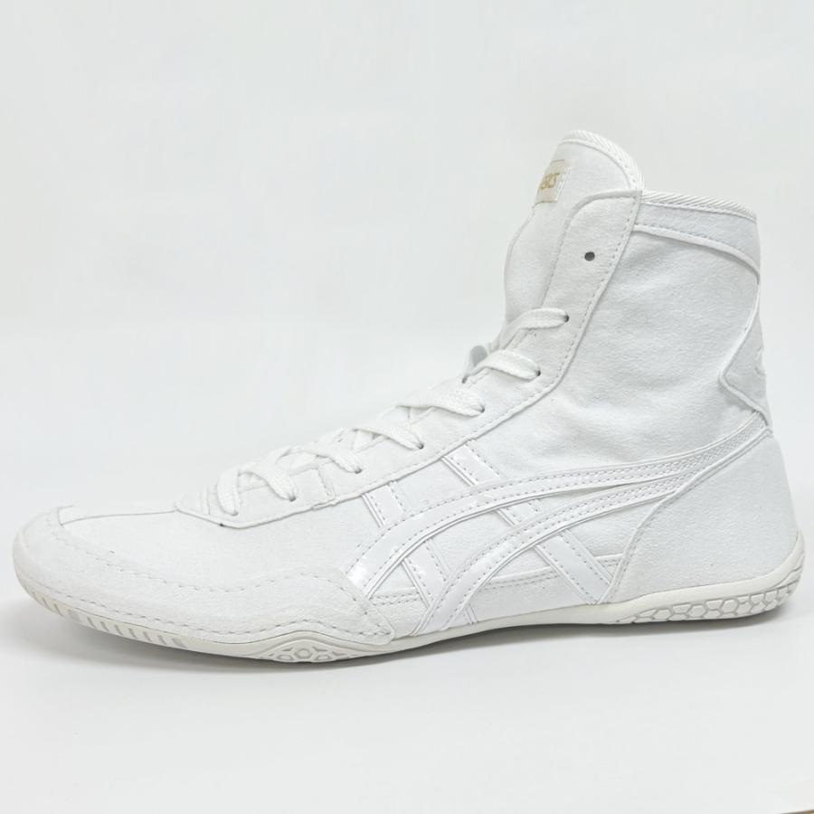 【サイズ交換送料無料】アシックス asics レスリングシューズ ライナースポーツオリジナルデザイン ボクシングシューズ ホワイト×ホワイト×ホワイト A530の画像
