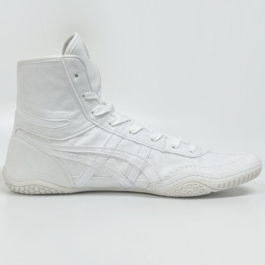 【サイズ交換送料無料】アシックス asics レスリングシューズ ライナースポーツオリジナルデザイン ボクシングシューズ ホワイト×ホワイト×ホワイト A530の画像