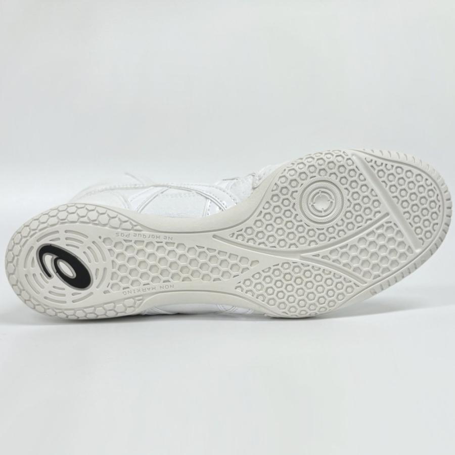 【サイズ交換送料無料】アシックス asics レスリングシューズ ライナースポーツオリジナルデザイン ボクシングシューズ ホワイト×ホワイト×ホワイト A530の画像