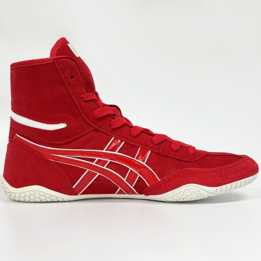 【サイズ交換送料無料】アシックス asics レスリングシューズ ライナースポーツオリジナルデザイン ボクシングシューズ レッド×レッド A532 | ASICS | 06