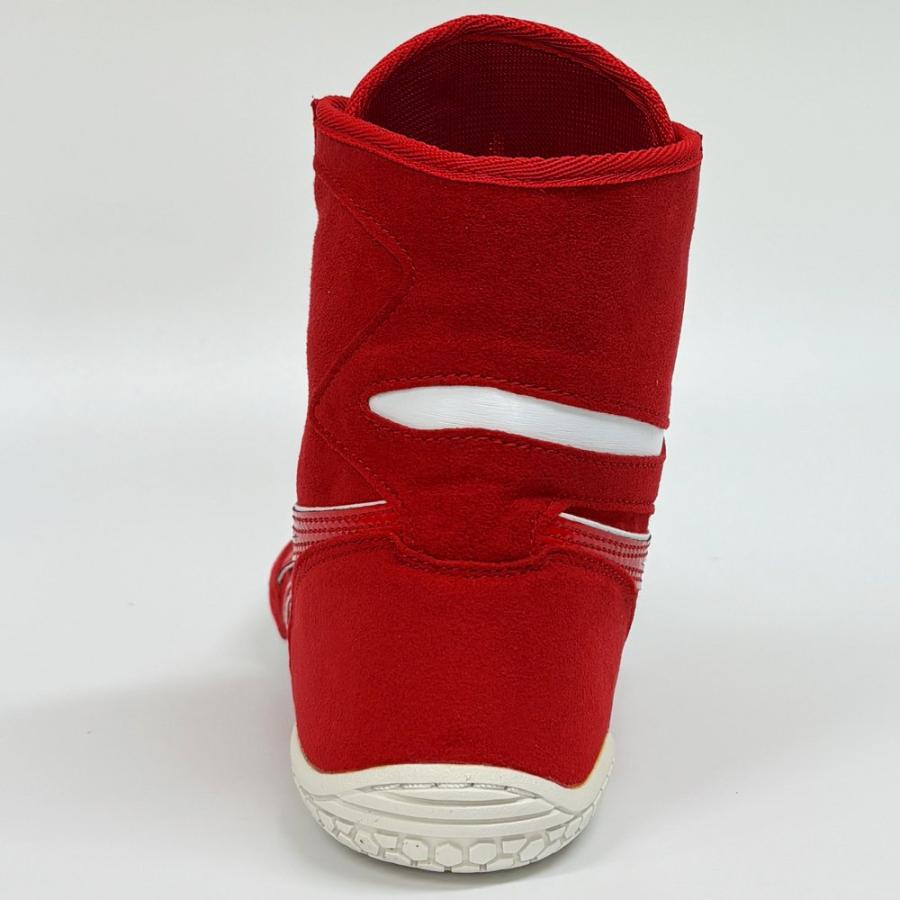 【サイズ交換送料無料】アシックス asics レスリングシューズ ライナースポーツオリジナルデザイン ボクシングシューズ レッド×レッド A532 | ASICS | 08