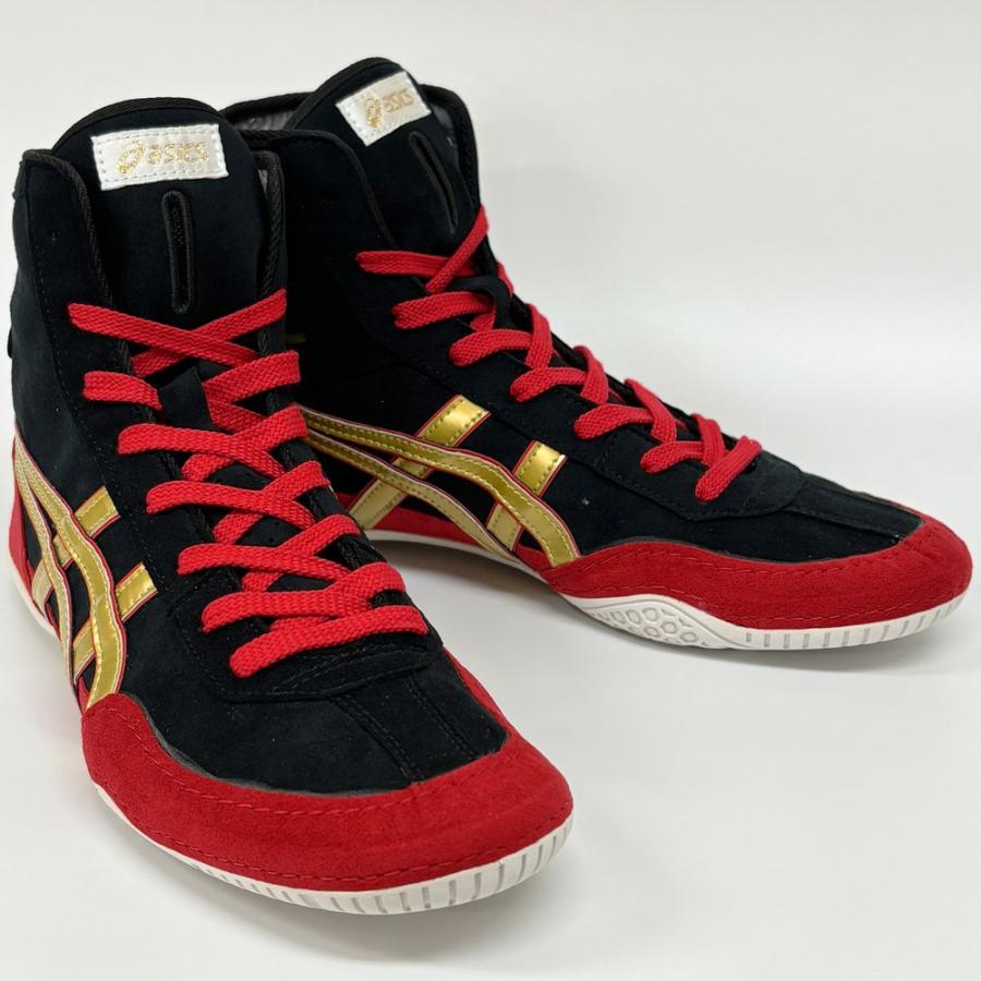 アシックス レスリングオーダーシューズ 赤/黒/金 ASICS（アシックス） 【サイズ交換送料無料】アシックス レスリング