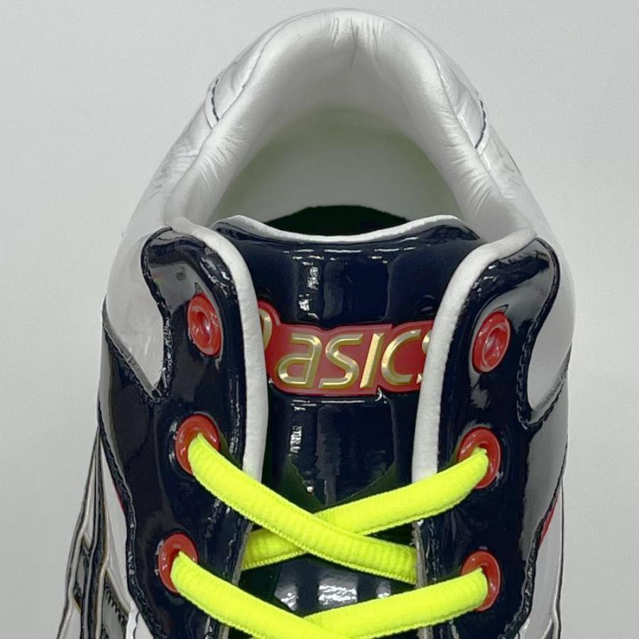 ASICS 【サイズ交換送料無料】ホワイト×ネイビー×蛍光イエロー