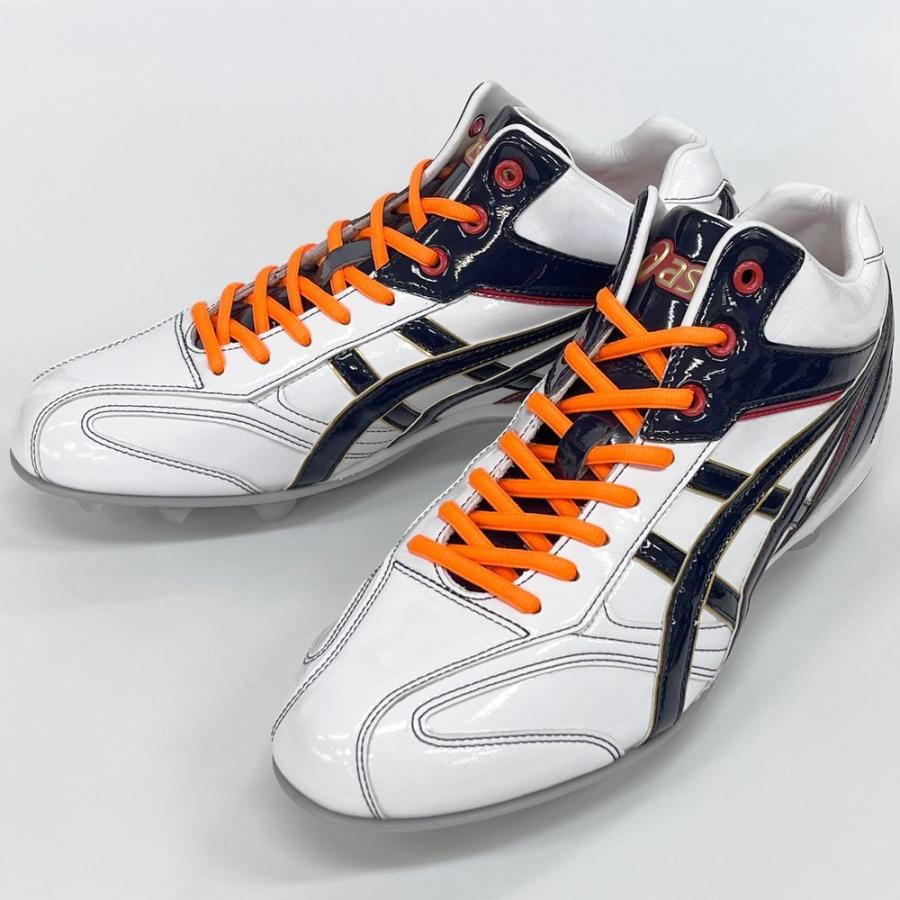 ASICS 【サイズ交換送料無料】ホワイト×ネイビー×蛍光オレンジ ASICS 【サイズ交換送料無料】ホワイト×ネイビー×蛍光オレンジ