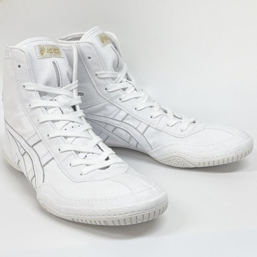 【サイズ交換送料無料】アシックス ボクシングシューズ レスリングシューズ 1083A001 ライナースポーツオリジナルデザイン ホワイト×ホワイト×シルバー A550 | ASICS | 03