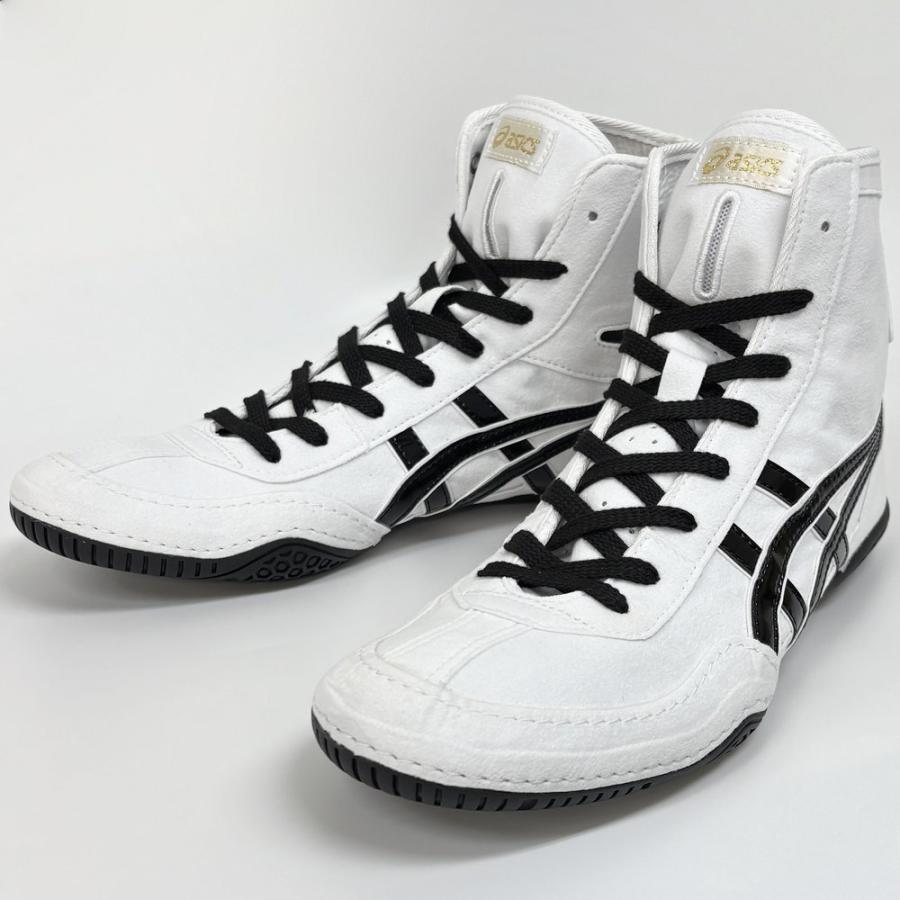 【サイズ交換送料無料】アシックス ボクシングシューズ レスリングシューズ 1083A001 ライナースポーツオリジナルデザイン ホワイト×ブラック A553 | ASICS | 02
