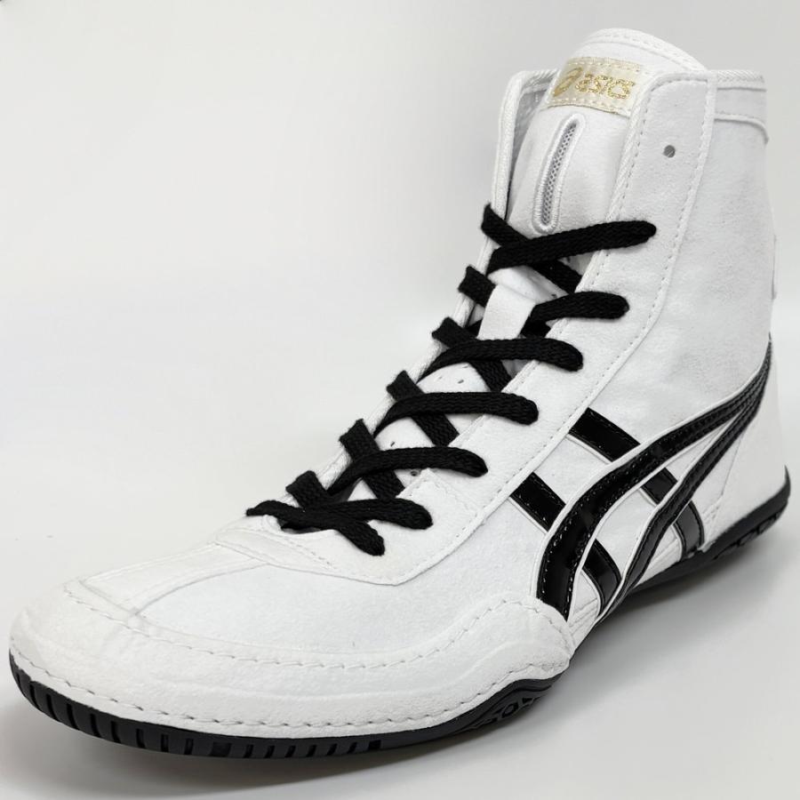 【サイズ交換送料無料】アシックス ボクシングシューズ レスリングシューズ 1083A001 ライナースポーツオリジナルデザイン ホワイト×ブラック A553 | ASICS | 04