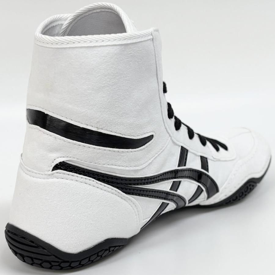 【サイズ交換送料無料】アシックス ボクシングシューズ レスリングシューズ 1083A001 ライナースポーツオリジナルデザイン ホワイト×ブラック A553 | ASICS | 07