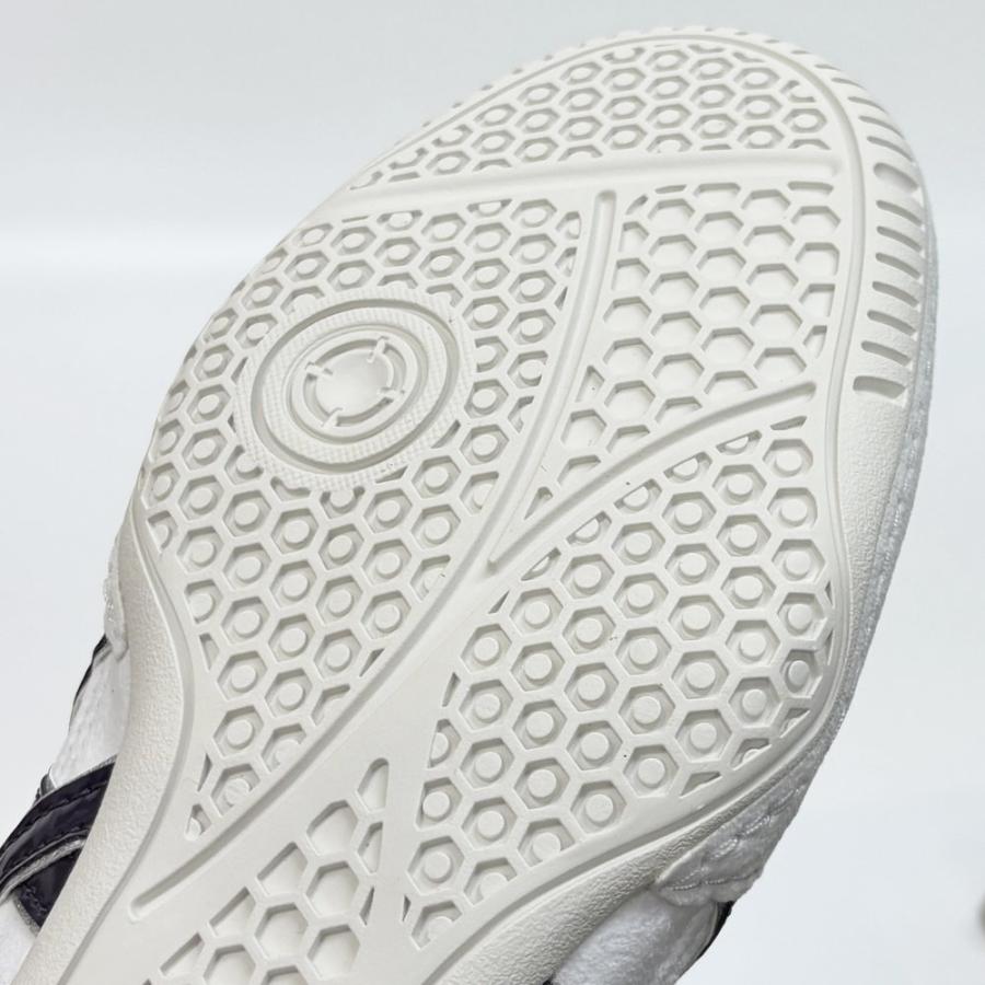 【サイズ交換送料無料】アシックス ボクシングシューズ レスリングシューズ 1083A001 ライナースポーツオリジナルデザイン ホワイト×パープル A557 | ASICS | 11