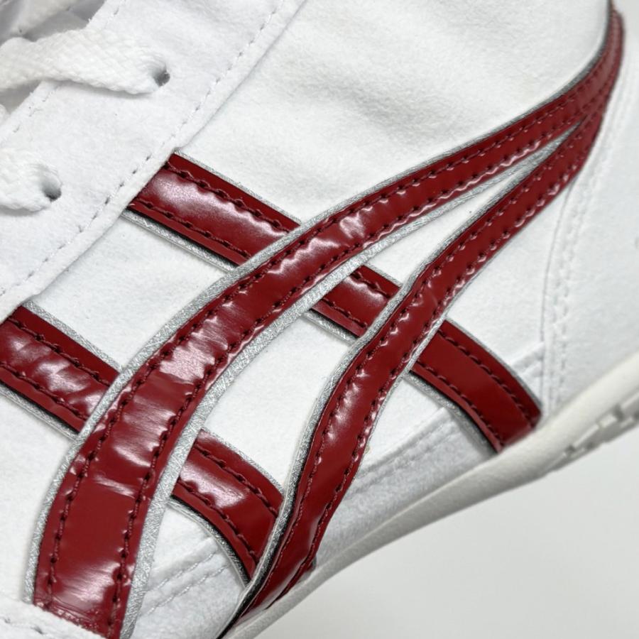 【サイズ交換送料無料】アシックス ボクシングシューズ レスリングシューズ 1083A001 ライナースポーツオリジナルデザイン ホワイト×エンジ A558 | ASICS | 10