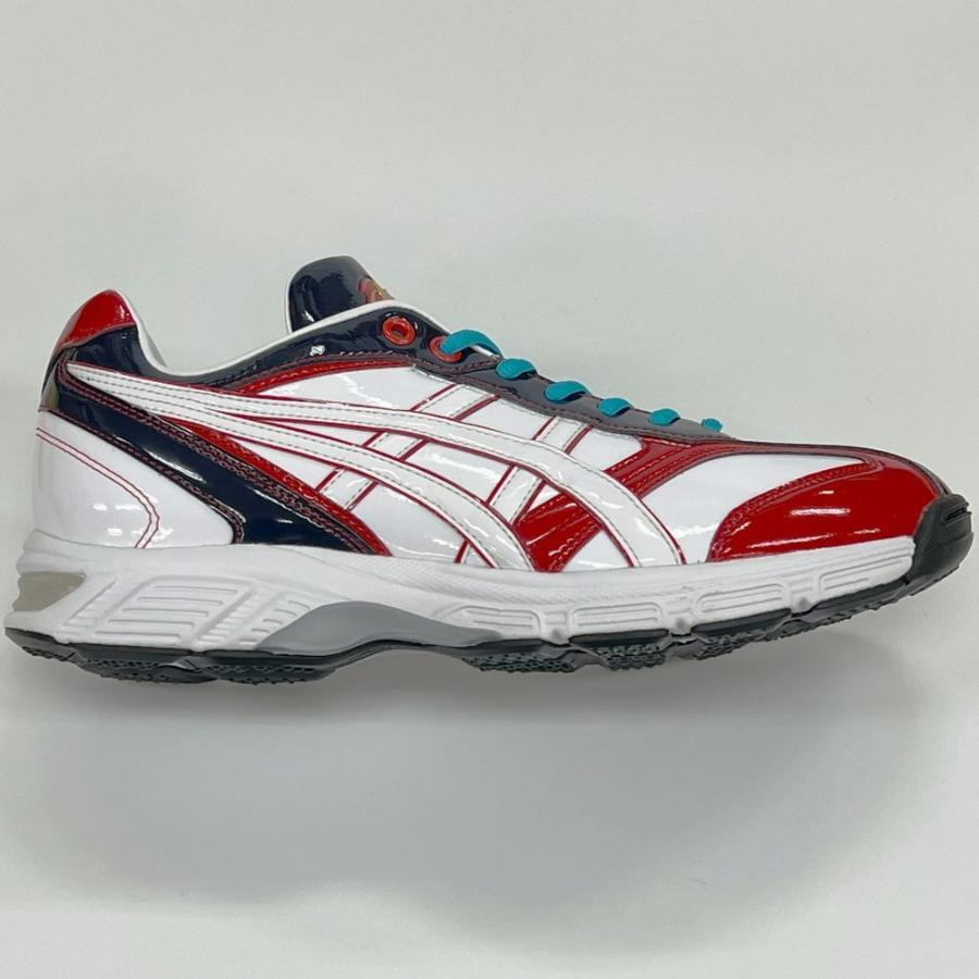 ASICS 【サイズ交換送料無料】ネイビー×レッド×ターコイズ アシックス