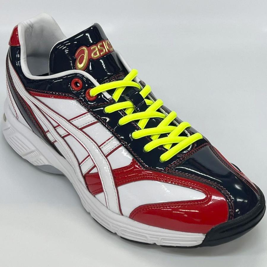 ASICS（アシックス） 【サイズ交換送料無料】ネイビー×レッド×蛍光