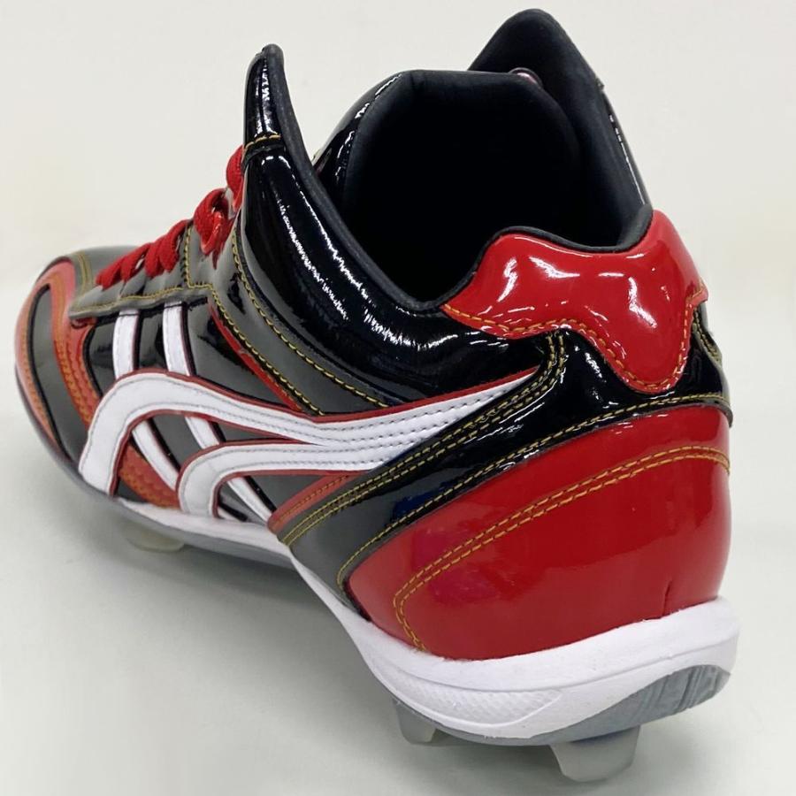 ASICS 【サイズ交換送料無料】ブラック×レッド アシックス 野球 ASICS 【サイズ交換送料無料】ブラック×レッド アシックス 野球