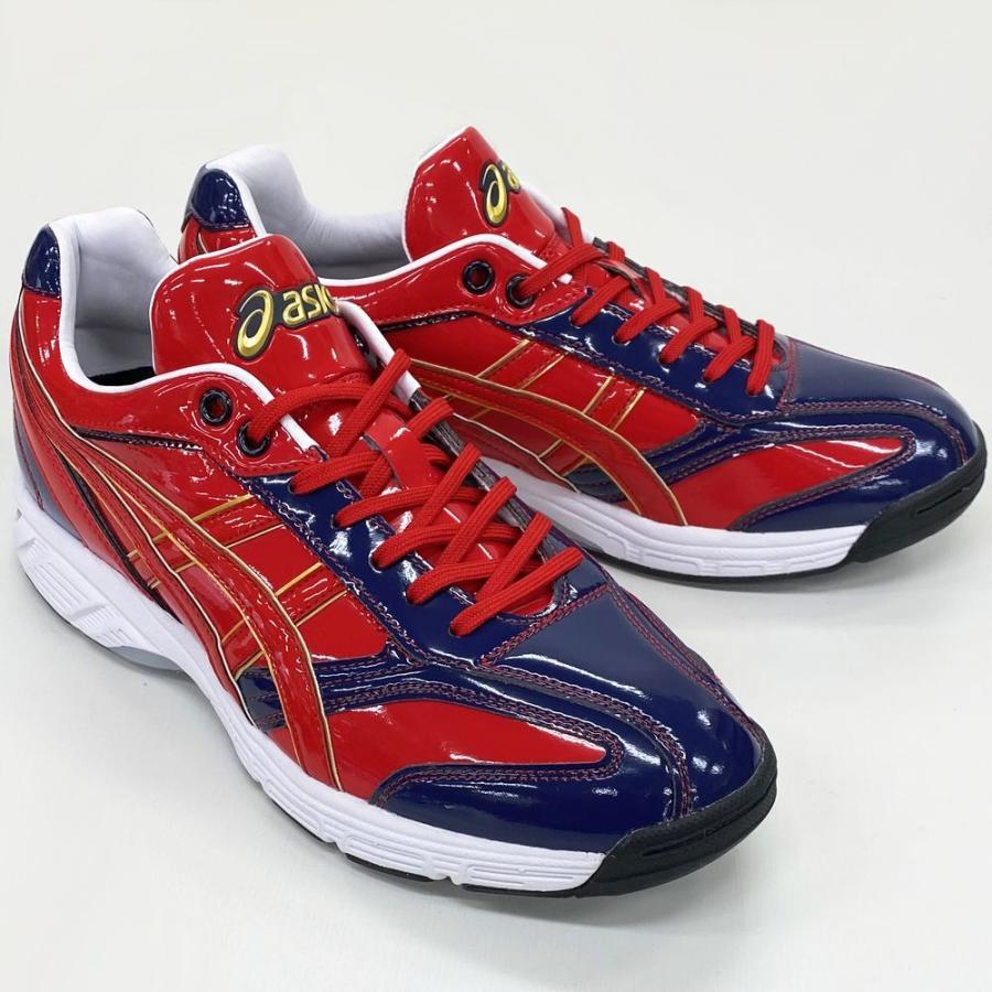ASICS 26、28cmのみ ミッドナイトブルー×レッド アシックス 野球 ASICS 26、28cmのみ ミッドナイトブルー×レッド アシックス 野球