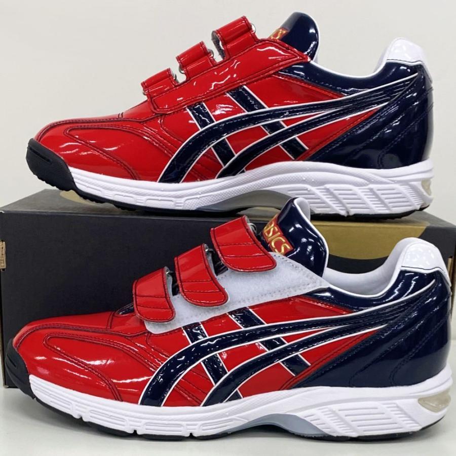 ASICS ネイビー×レッド アシックス 野球 トレーニングシューズ ASICS ネイビー×レッド アシックス 野球 トレーニングシューズ