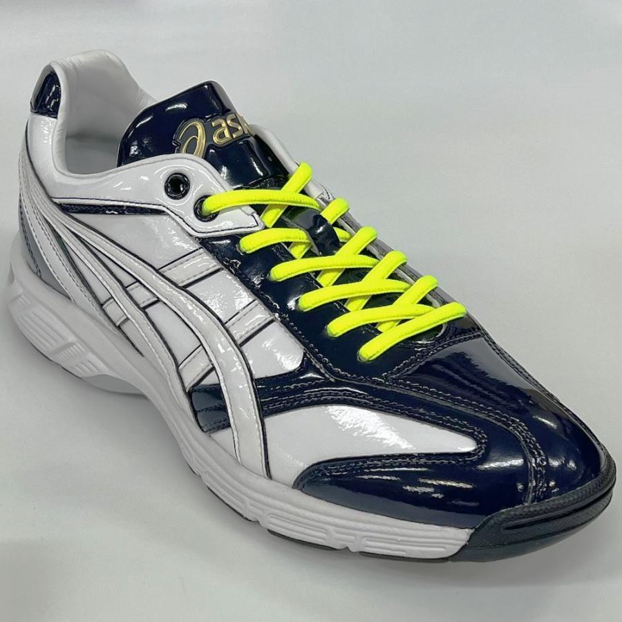 ASICS 【サイズ交換送料無料】ホワイト×ネイビー×蛍光イエロー ASICS 【サイズ交換送料無料】ホワイト×ネイビー×蛍光イエロー