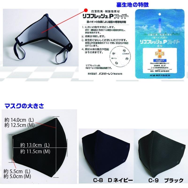 レワード クリーンメッシュマスク 4層構造 制菌加工 AC503 | レワード | 02