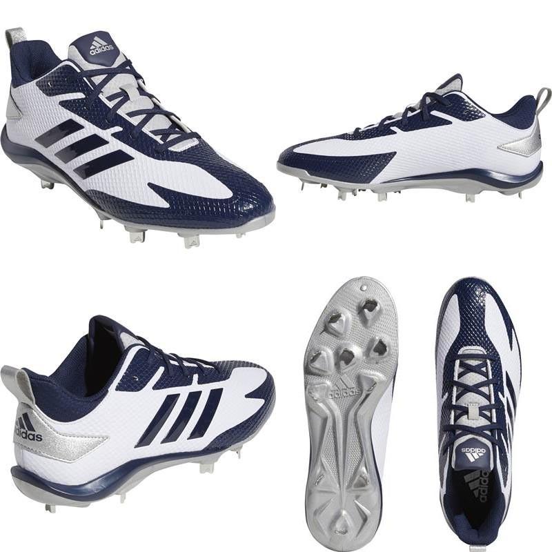 adidas（アディダス） 26cmのみ ネイビー×レッド 野球 埋込金具