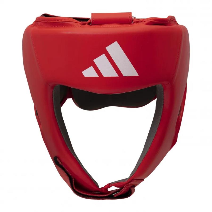 adidas 赤 ヘッドギア サイズSボクシングJABF公認シール付 adidas（アディダス） ボクシング ヘッドギア World Boxing JABF 公認