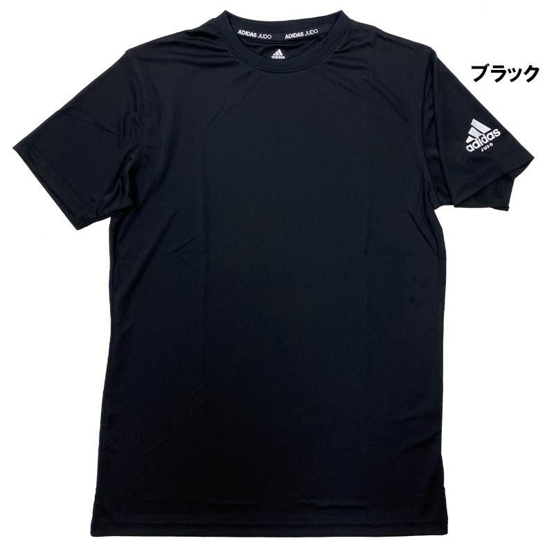 ブラック Lサイズのみ JUDO専用ウエア アディダス 柔道 Tシャツ 半袖 柔道専用 ADITSG2V3-SMU｜liner｜02