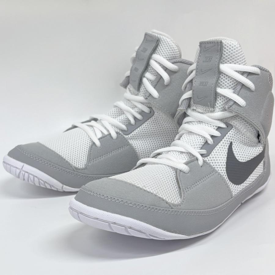 レスリングシューズ フーリー FURY ホワイト×グレー NIKE AO2416Z-101