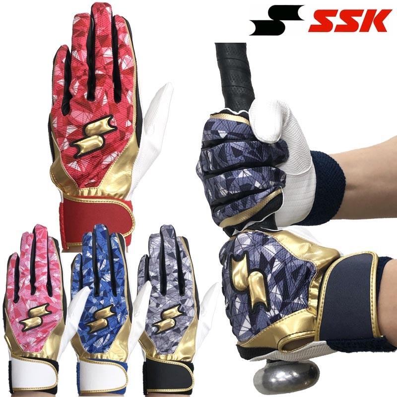 エスエスケイ（SSK） レッド×ゴールドMサイズのみ 野球 バッティング