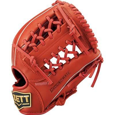【新品】ZETT 子供用　軟式グローブ　グランドメイト　赤　右投げ　SSサイズ 新品】ZETT 子供用 軟式グローブ グランドメイト 赤 右投げ SS