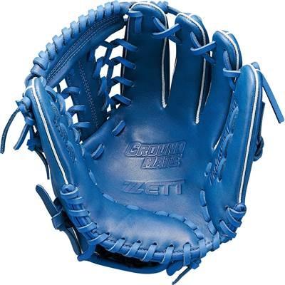 新品】ZETT 子供用 軟式グローブ グランドメイト 青 右投げ SS