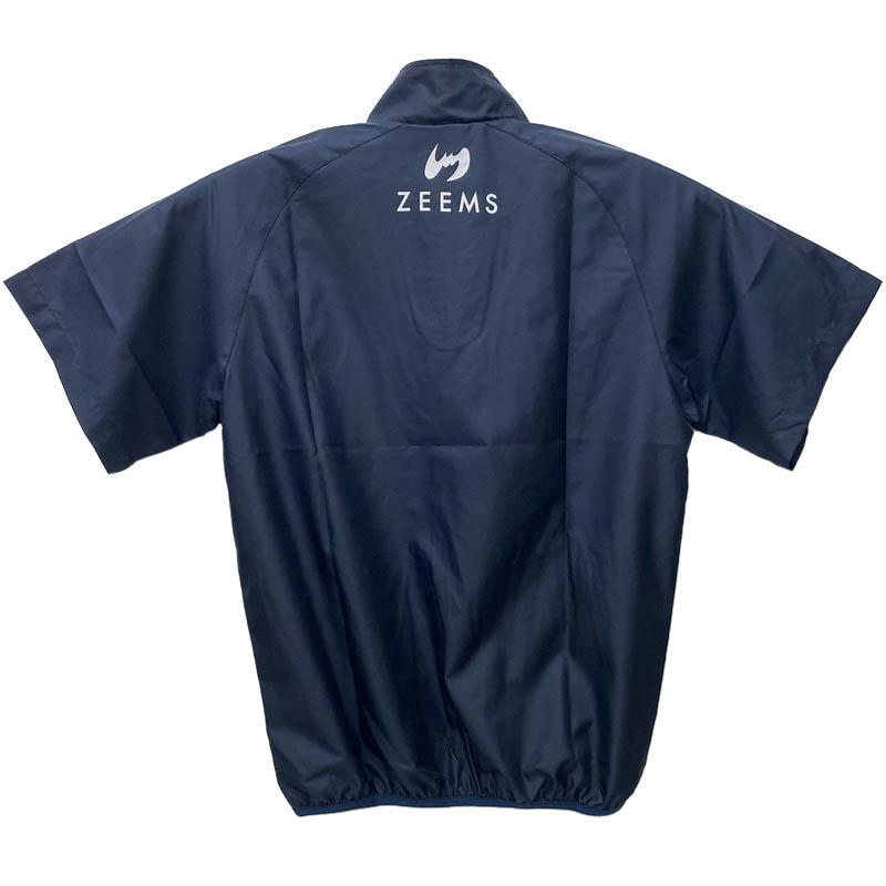 Zeems ジームス 野球 ピステ ハーフジップ 半袖 ウインドシャツ Zeems ジームス 野球 ピステ ハーフジップ 半袖 ウインドシャツ