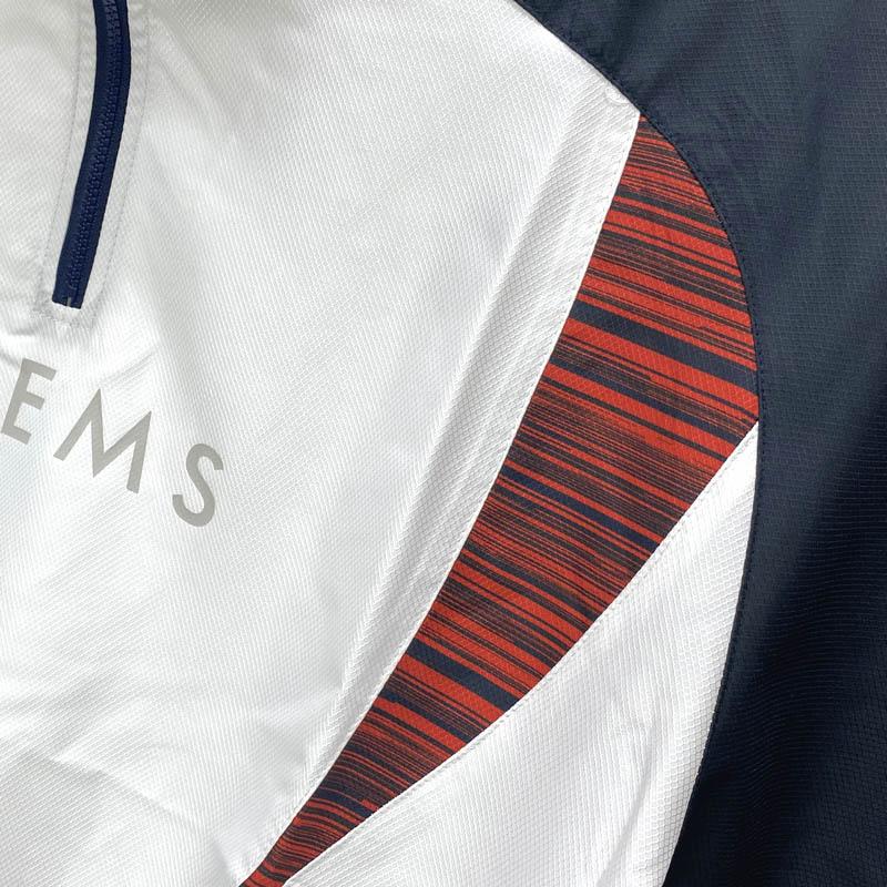 Zeems ジームス 野球 ピステ ハーフジップ 半袖 ウインドシャツ Zeems ジームス 野球 ピステ ハーフジップ 半袖 ウインドシャツ